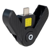 Miniatura 3 de Tooq TQR-3011B Lector DNIe USB-C 2.0 Negro