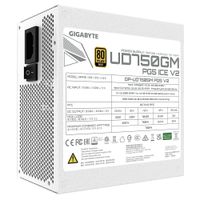 Miniatura 7 de Fuente Alimentación 750W GIGABYTE  UD750GM PG5 V2 ICE Fuente de Alimentación – PCIe Gen 5.1, 80 PLUS Gold, Diseño completamente modular, Ventilador de