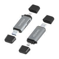 Miniatura 4 de LECTOR TARJETAS AISENS SD MICRO SD MMC RS-MMC MMC MICRO USBA USBC GRIS
