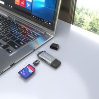 Miniatura 6 de LECTOR TARJETAS AISENS SD MICRO SD MMC RS-MMC MMC MICRO USBA USBC GRIS