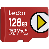 Miniatura 1 de LEXAR 128GB PLAY MICROSDXC(tm) UHS-I CARDS, UP TO 205MB/S READ, 140MB/S WRITE, C10 A2 V30 U3
