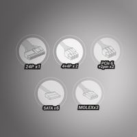 Miniatura 8 de Fuente Alimentación 850W TACENS  RADIX ECO X 850, Fuente Alimentación PC ATX 850W, 6 Años Garantía, 87% Eficiencia, Tecnologías SMD y DC-DC, Ventilado