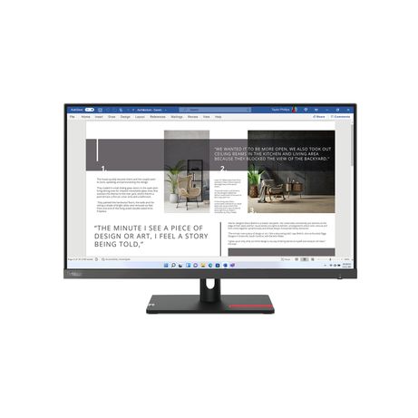 LENOVO ThinkVision S27i-30 ThinkVision 27" LED IPS Full HD HDMI VGA - Imagen 6 de 13 LENOVO ThinkVision S27i-30 ThinkVision 27" LED IPS Full HD HDMI VGA - Imagen 6 de 13