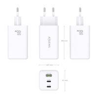 Miniatura 5 de CARGADOR GAN AISENS 100W 2XUSB-C PD3.0 QC4.0 QC5.0 1XUSB-A QC3.0