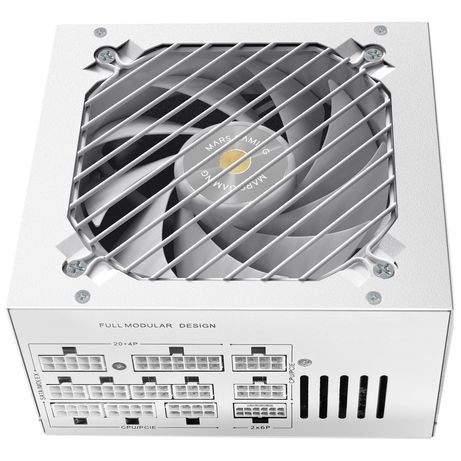 Fuente Alimentación 1000W MARS GAMING MPB1000PSIW 80 PLUS Gold Fully-Modular Blanco - Imagen 3 de 6 Fuente Alimentación 1000W MARS GAMING MPB1000PSIW 80 PLUS Gold Fully-Modular Blanco - Imagen 3 de 6