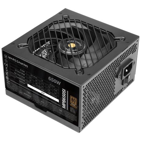 Fuente Alimentación 650W MARS GAMING MPB650SI, Fuente Alimentación PC ATX 650W, 7 Años Garantía, 80Plus Bronze 230V, 90% Eficiencia, Ventilador SI Ex - Imagen 3 de 5 Fuente Alimentación 650W MARS GAMING MPB650SI, Fuente Alimentación PC ATX 650W, 7 Años Garantía, 80Plus Bronze 230V, 90% Eficiencia, Ventilador SI Ex - Imagen 3 de 5