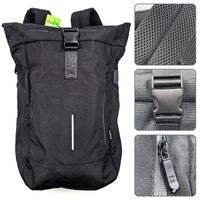 Miniatura 5 de MOCHILA EWENT EW2536 17.3" TRENDY ROLL UNISEX IMPERMEABLE NEGRO