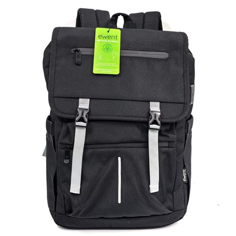 MOCHILA EWENT EW2537 16.1" VINTAGE UNISEX IMPERMEABLE NEGRO - Imagen 3 de 12 MOCHILA EWENT EW2537 16.1" VINTAGE UNISEX IMPERMEABLE NEGRO - Imagen 3 de 12