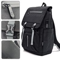 Miniatura 6 de MOCHILA EWENT EW2537 16.1" VINTAGE UNISEX IMPERMEABLE NEGRO