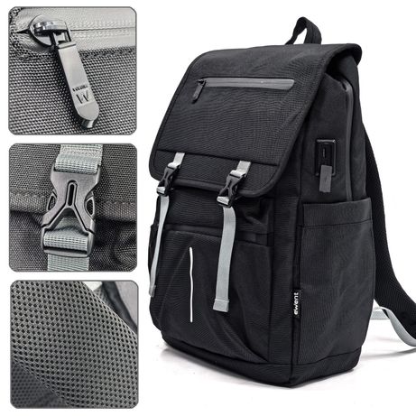 MOCHILA EWENT EW2537 16.1" VINTAGE UNISEX IMPERMEABLE NEGRO - Imagen 6 de 12 MOCHILA EWENT EW2537 16.1" VINTAGE UNISEX IMPERMEABLE NEGRO - Imagen 6 de 12