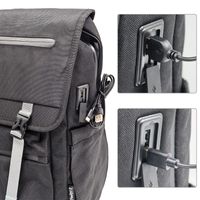 Miniatura 10 de MOCHILA EWENT EW2537 16.1" VINTAGE UNISEX IMPERMEABLE NEGRO