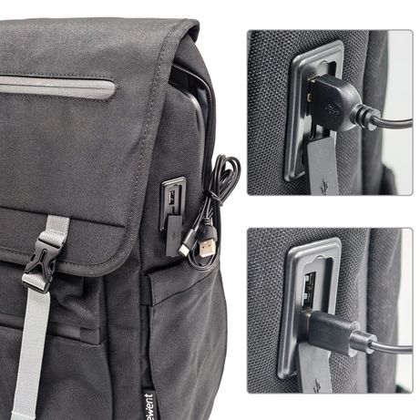 MOCHILA EWENT EW2537 16.1" VINTAGE UNISEX IMPERMEABLE NEGRO - Imagen 10 de 12 MOCHILA EWENT EW2537 16.1" VINTAGE UNISEX IMPERMEABLE NEGRO - Imagen 10 de 12