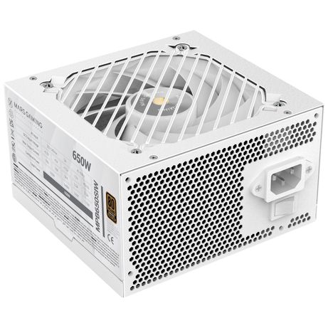 Fuente Alimentación 650W MARS GAMING MPB650SIW 80 PLUS Bronze Non-Modular Blanco - Imagen 6 de 9 Fuente Alimentación 650W MARS GAMING MPB650SIW 80 PLUS Bronze Non-Modular Blanco - Imagen 6 de 9
