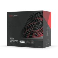 Miniatura 9 de Fuente Alimentación 750W MARS GAMING  MPIII750, Fuente Alimentación PC ATX 750W, 5 Años de Garantía, 85% Eficiencia, Sistema Digital APFC, Ventilador