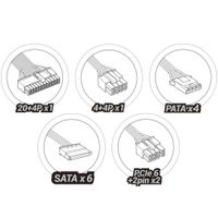 Miniatura 9 de Fuente Alimentación 850W MARS GAMING  MPIII850, Fuente Alimentación PC ATX 850W, 5 Años de Garantía, 85% Eficiencia, Sistema Digital APFC, Ventilador