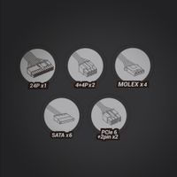 Miniatura 6 de Fuente Alimentación 850W MARS GAMING  MPIII850, Fuente Alimentación PC ATX 850W, 5 Años de Garantía, 85% Eficiencia, Sistema Digital APFC, Ventilador
