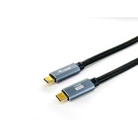Miniatura 3 de CABLE USB-C MACHO USB-C MACHO USB 3.2 2M TRANSFERENCIA 10G 5A  4K (100W) COLOR NEGRO