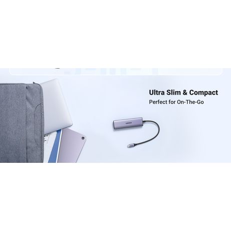 UGREEN HUB UGREEN 5 EN 1 USB - C A HDMI CON 3 PUERTOS USB 3,0 A+PD 100W - Imagen 5 de 20 UGREEN HUB UGREEN 5 EN 1 USB - C A HDMI CON 3 PUERTOS USB 3,0 A+PD 100W - Imagen 5 de 20