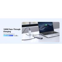 Miniatura 11 de UGREEN HUB UGREEN 5 EN 1  USB - C A  HDMI CON 3 PUERTOS USB 3,0 A+PD  100W