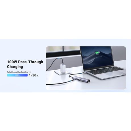 UGREEN HUB UGREEN 5 EN 1 USB - C A HDMI CON 3 PUERTOS USB 3,0 A+PD 100W - Imagen 11 de 20 UGREEN HUB UGREEN 5 EN 1 USB - C A HDMI CON 3 PUERTOS USB 3,0 A+PD 100W - Imagen 11 de 20