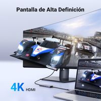 Miniatura 16 de UGREEN HUB UGREEN 5 EN 1  USB - C A  HDMI CON 3 PUERTOS USB 3,0 A+PD  100W