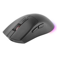 Miniatura 3 de MOUSE MARS GAMING WIRELESS Y BLUETOOTH MMT3 RGB BASE DE RECARGA MAGNETICA 14400 DPI COLOR NEGRO
