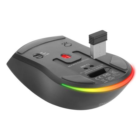 MOUSE MARS GAMING WIRELESS Y BLUETOOTH MMT3 RGB BASE DE RECARGA MAGNETICA 14400 DPI COLOR NEGRO - Imagen 8 de 9 MOUSE MARS GAMING WIRELESS Y BLUETOOTH MMT3 RGB BASE DE RECARGA MAGNETICA 14400 DPI COLOR NEGRO - Imagen 8 de 9