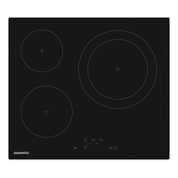 Miniatura 1 de VITROCERAMICA INDEPENDIENTE RADIANTES DAEWOO BH6VTF26BNL-ES 3 ZONAS COCCION ANCHO 60 CM