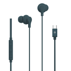 AURICULARES CABLE USB-C AZUL
