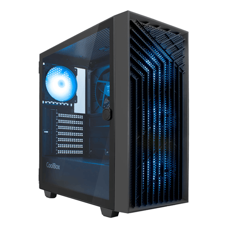 CAJA SEMITORRE/ATX COOLBOX GA300 GRIDLINE S/FUENTE USB3.0 NEGRA A-RGB C/VENTANA - Imagen 1 de 7 CAJA SEMITORRE/ATX COOLBOX GA300 GRIDLINE S/FUENTE USB3.0 NEGRA A-RGB C/VENTANA - Imagen 1 de 7