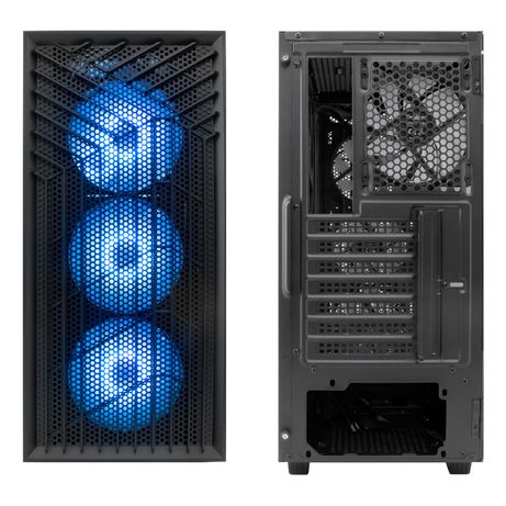CAJA SEMITORRE/ATX COOLBOX GA300 GRIDLINE S/FUENTE USB3.0 NEGRA A-RGB C/VENTANA - Imagen 4 de 7 CAJA SEMITORRE/ATX COOLBOX GA300 GRIDLINE S/FUENTE USB3.0 NEGRA A-RGB C/VENTANA - Imagen 4 de 7