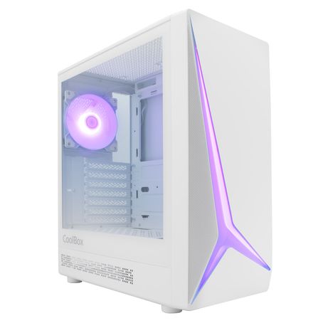 CAJA SEMITORRE/ATX COOLBOX GM450 STARLIGHT S/FUENTE USB3.0 BLANCA A-RGB C/VENTANA - Imagen 3 de 7 CAJA SEMITORRE/ATX COOLBOX GM450 STARLIGHT S/FUENTE USB3.0 BLANCA A-RGB C/VENTANA - Imagen 3 de 7