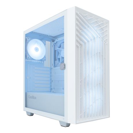 Coolbox Caja Gaming ATX GA300 GRIDLINE White - Imagen 3 de 7 Coolbox Caja Gaming ATX GA300 GRIDLINE White - Imagen 3 de 7