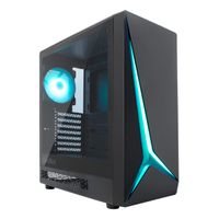Miniatura 2 de CAJA SEMITORRE/ATX COOLBOX GM450 STARLIGHT S/FUENTE USB3.0 NEGRA A-RGB C/VENTANA