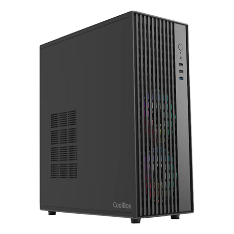 COOLBOX CAJA ATX A850 USB-C 3.2 GEN1 SIN FTE + 1 VENTILADOR 120MM Negro - Imagen 1 de 6 COOLBOX CAJA ATX A850 USB-C 3.2 GEN1 SIN FTE + 1 VENTILADOR 120MM Negro - Imagen 1 de 6