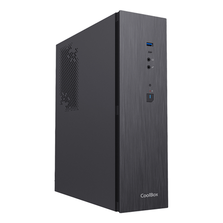 COOLBOX CAJA MATX SLIM T370 USB-C 3.2 GEN1 FTE.500GRT 500W Negro Incluye Fuente - Imagen 1 de 6 COOLBOX CAJA MATX SLIM T370 USB-C 3.2 GEN1 FTE.500GRT 500W Negro Incluye Fuente - Imagen 1 de 6