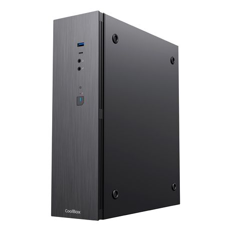 COOLBOX CAJA MATX SLIM T370 USB-C 3.2 GEN1 FTE.500GRT 500W Negro Incluye Fuente - Imagen 3 de 6 COOLBOX CAJA MATX SLIM T370 USB-C 3.2 GEN1 FTE.500GRT 500W Negro Incluye Fuente - Imagen 3 de 6