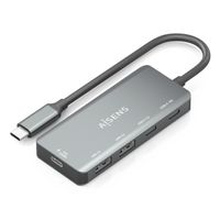 Miniatura 2 de HUB AISENS USB 3.1 USB-C 1XPD 100W 1XUSB-C 3.0 1XUSB-C 2.0 2XUSB-A 2.0 15CM