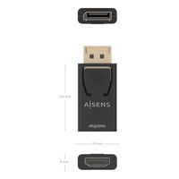 Miniatura 5 de CONVERSOR AISENS DISPLAYPORT A HDMI 4K30HZ DP/M-HDMI/H NEGRO