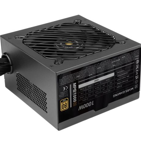 Fuente Alimentación 1000W MARS GAMING MPB1000SI 80 PLUS Gold Non-Modular Negro - Imagen 4 de 6 Fuente Alimentación 1000W MARS GAMING MPB1000SI 80 PLUS Gold Non-Modular Negro - Imagen 4 de 6