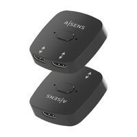 Miniatura 6 de CONMUTADOR HDMI AISENS SWITCH 4K60HZ 2X1 NEGRO
