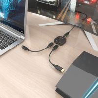 Miniatura 10 de CONMUTADOR HDMI AISENS SWITCH 4K60HZ 2X1 NEGRO
