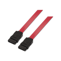 Miniatura 1 de CABLE AISENS SATA HEMBRA A SATA HEMBRA VELOCIDAD HASTA 3GBP S 0 5M ROJO A130 0153