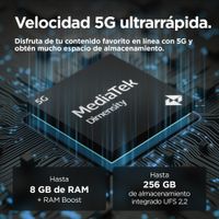 Miniatura 10 de MOTOROLA moto g55 5G moto g55 5G 6.49" 5G 8GB/256GB Gris