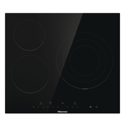 VITROCERAMICA INDEPENDIENTE RADIANTES HISENSE E6332BSCE 3 ZONAS COCCION ANCHO 60 CM