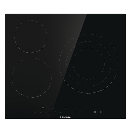 VITROCERAMICA INDEPENDIENTE RADIANTES HISENSE E6332BSCE 3 ZONAS COCCION ANCHO 60 CM - Imagen 1 de 6 VITROCERAMICA INDEPENDIENTE RADIANTES HISENSE E6332BSCE 3 ZONAS COCCION ANCHO 60 CM - Imagen 1 de 6