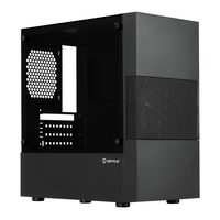Miniatura 1 de UNYKA  Caja Micro ATX AERO C25  Negro Incluye Fuente