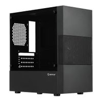 Miniatura 2 de UNYKA  Caja Micro ATX AERO C25  Negro Incluye Fuente