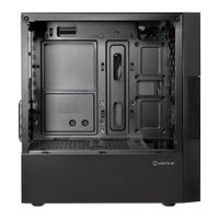 Miniatura 3 de UNYKA  Caja Micro ATX AERO C25  Negro Incluye Fuente