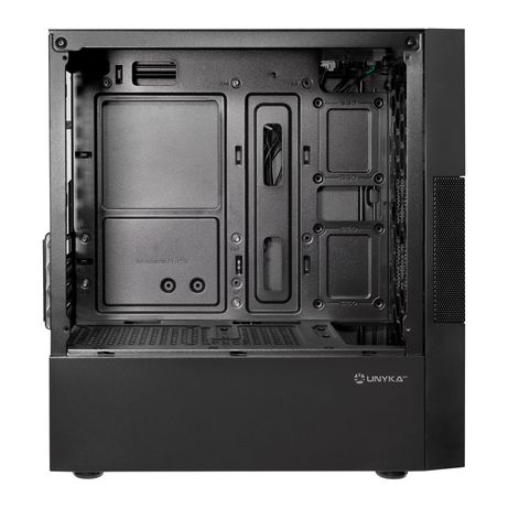 UNYKA Caja Micro ATX AERO C25 Negro Incluye Fuente - Imagen 3 de 8 UNYKA Caja Micro ATX AERO C25 Negro Incluye Fuente - Imagen 3 de 8